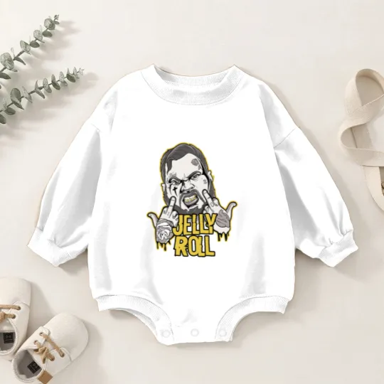 Discover Jelly Roll Baby Romper Sweatshirts, Jelly Roll Concert Baby Romper Sweatshirts