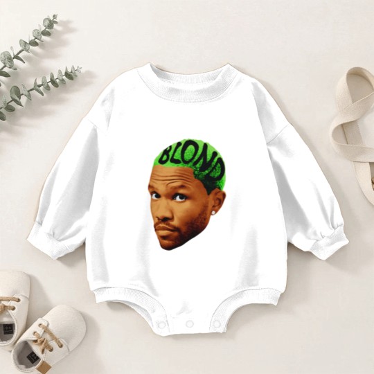Discover FRANK OCEAN Baby Romper Sweatshirts,  Rap Baby Romper Sweatshirts Jumbo Face Album Cover Baby Romper Sweatshirts