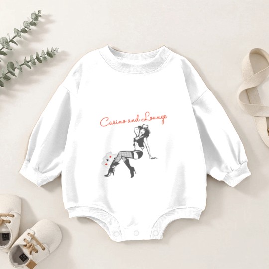 Discover Sancho casino and lounge Liquor in the front Baby Romper Sweatshirts