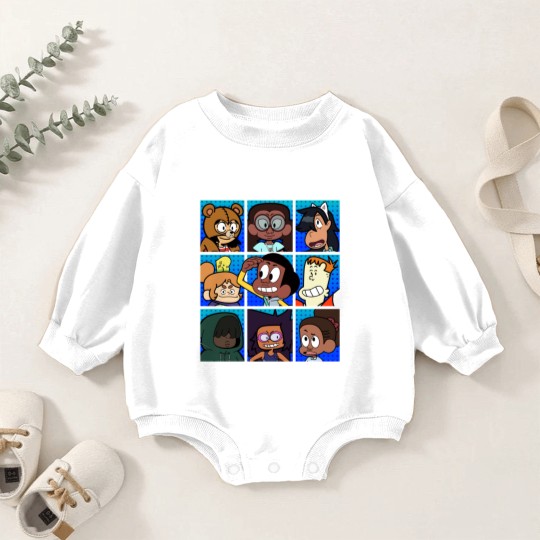 Discover Craig of the Creek Characters Blue Baby Romper Sweatshirts