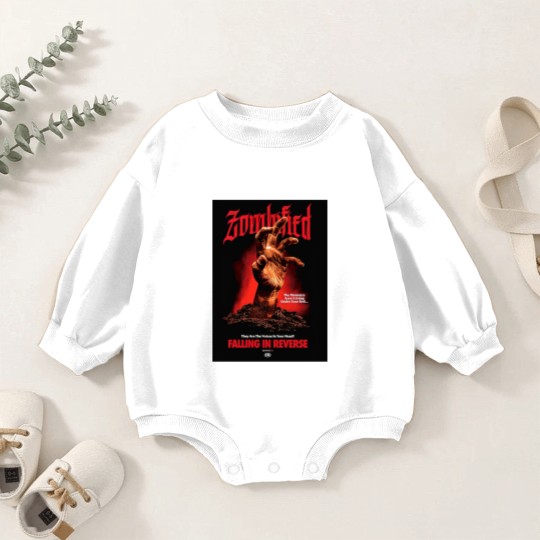 Discover Zombified falling in reverse | Active Baby Romper Sweatshirts