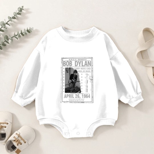 Discover Bob Dylan - Curry Hicks Cage Baby Romper Sweatshirts
