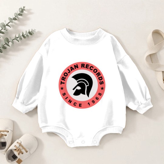 Discover Trojan records - since 1968 Baby Romper Sweatshirts