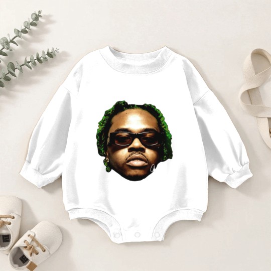 Discover GUNNA Baby Romper Sweatshirts, Rare Hip Hop Graphic Print, Rap Baby Romper Sweatshirts