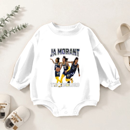 Discover The Timelord Ja Morant Memphis Grizzlies Ja Morant Baby Romper Sweatshirts, Morant Baby Romper Sweatshirts, Ja Morant Grizzlies