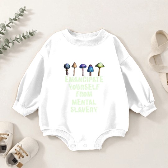 Discover Emancipate Yourself From Mental Slavery Baby Romper Sweatshirts