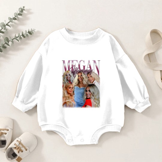 Discover Megan Moroney Vintage 90S Baby Romper Sweatshirts , Country Song Baby Romper Sweatshirts