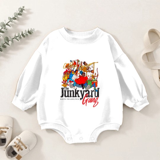 Discover The Junkyard Gang - Fat Albert - Baby Romper Sweatshirts