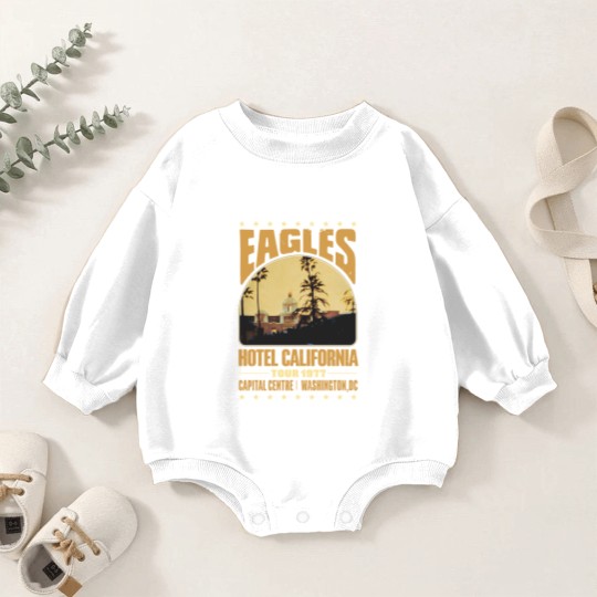 Discover Eagles Hotel California Baby Romper Sweatshirts