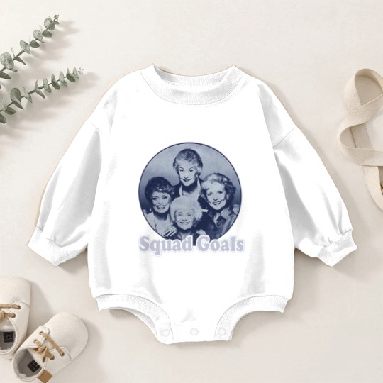 Discover Vintage Stay Golden Baby Romper Sweatshirts Squad Goals Photo