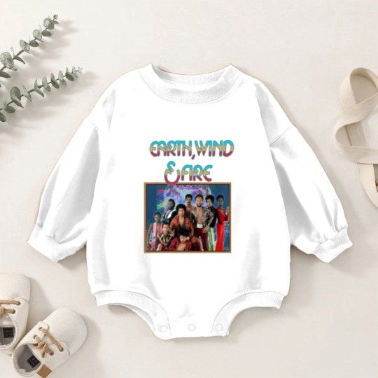 Discover Earth Wind and Fire Vintage Baby Romper Sweatshirts, Earth Wind and Fire Baby Romper Sweatshirts, Earth Wind and Fire 80s Vintage Homage Baby Romper Sweatshirts