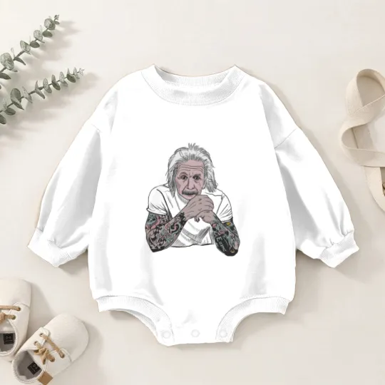 Discover tattoo Einstein Baby Romper Sweatshirts