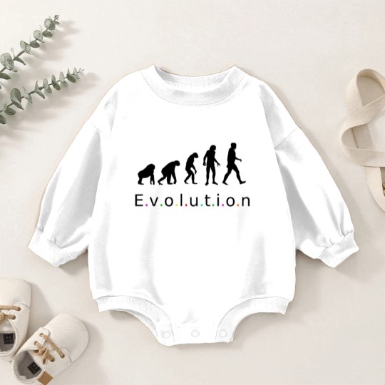 Discover Evolution, Homo Sapiens Baby Romper Sweatshirts