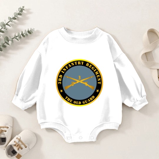 Discover 3rd Infantry Regiment The Old Guard w Inf Branch Baby Romper Sweatshirts