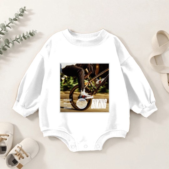 Discover Biking Frank Ocean Jay-Z Tyler The Creator Song Graphic Baby Romper Sweatshirts Baby Romper Sweatshirts