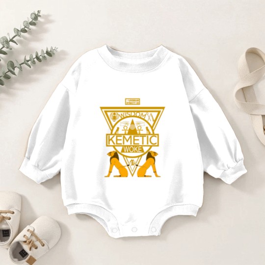 Discover Kemetic Spirituality Ancient Egyptian Art Baby Romper Sweatshirts