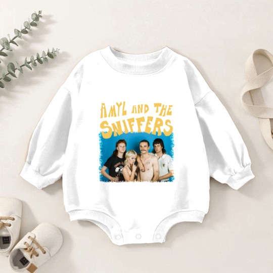 Discover Amyl And The Sniffers Band Baby Romper Sweatshirts