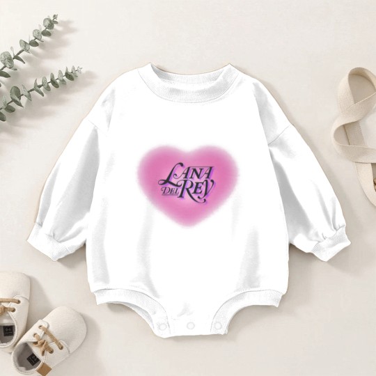Discover Lana Del Rey Baby Romper Sweatshirts (Pink Heart), Born To Die Baby Romper Sweatshirts