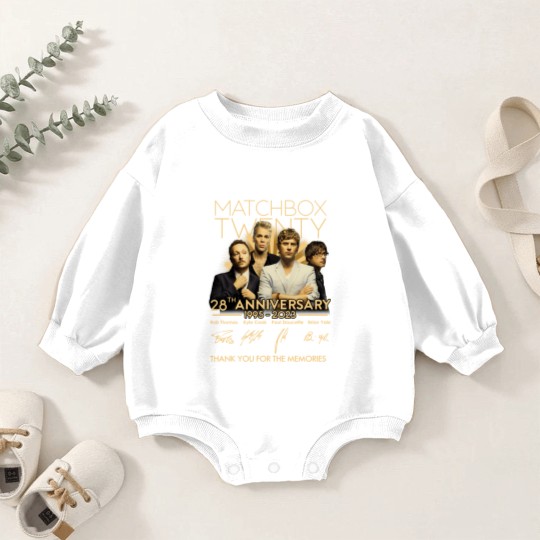 Discover 28 Years Of Matchbox Twenty Band Baby Romper Sweatshirts