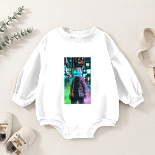 Discover Marshmello Baby Romper Sweatshirts