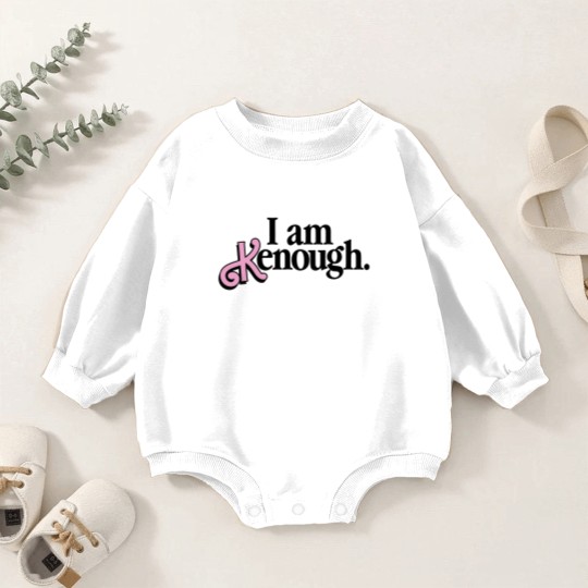 Discover I Am Kenough Baby Romper Sweatshirts Barbie Movie Baby Romper Sweatshirts