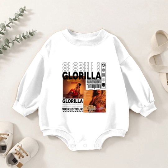 Discover Glorilla Rap Baby Romper Sweatshirts, Hiphop 90s Vintage Merch Hot 97 Summer Jam Tour 2023 Baby Romper Sweatshirts