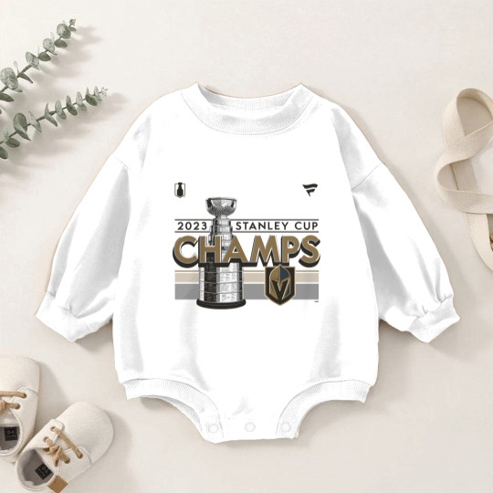 Discover Las Vegas hockey team Fanatics 2023 Golden Knights Baby Romper Sweatshirts Gift For Fans
