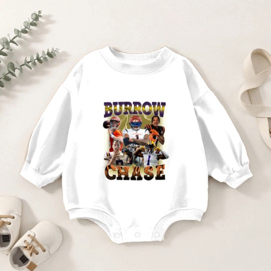 Discover Joe Burrow Baby Romper Sweatshirts, Jamarr Chase Baby Romper Sweatshirts, Joe Burrow Graphic Baby Romper Sweatshirts