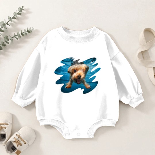 Discover Underwater Dogs Brady by Seth Casteel Baby Romper Sweatshirts