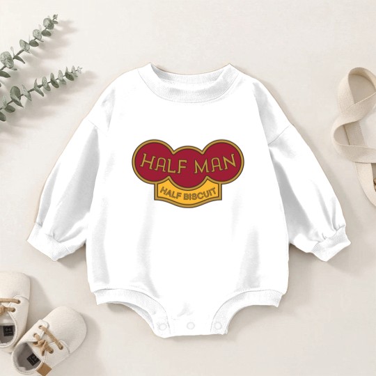 Discover Half Man Half Biscuit Baby Romper Sweatshirts