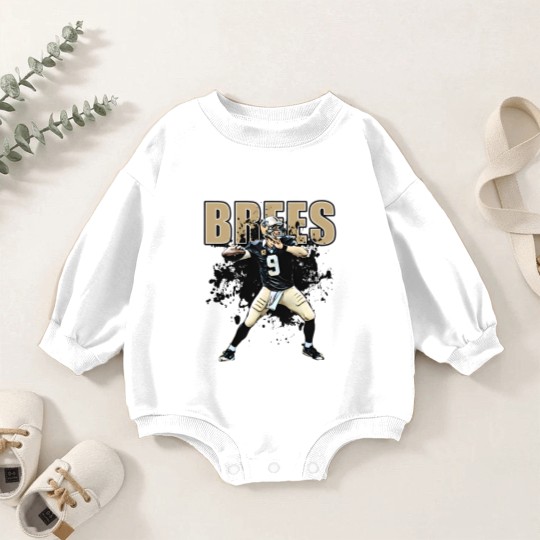 Discover Saints Baby Romper Sweatshirts- drew brees football Baby Romper Sweatshirts