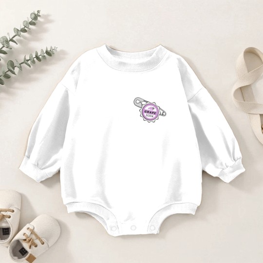 Discover Up; Grape Soda Pin Baby Romper Sweatshirts