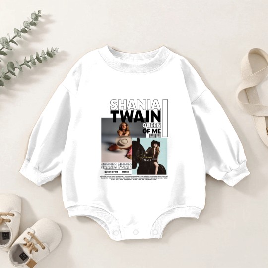Discover Shania Twain Baby Romper Sweatshirts, Queen Of Me Tour 2023 Baby Romper Sweatshirts, Country Music Singer Baby Romper Sweatshirts