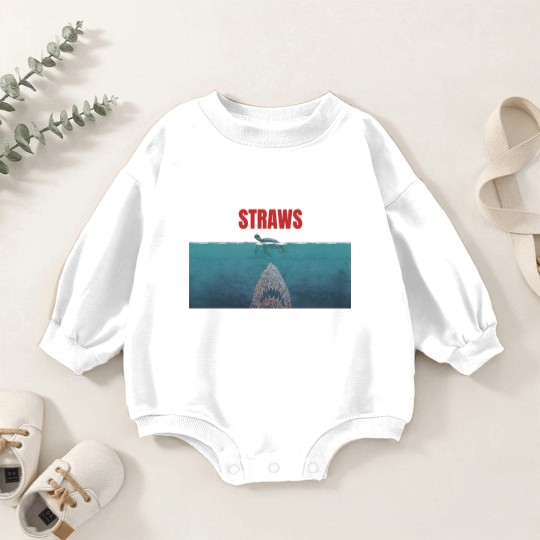 Discover Straws - Straws - Baby Romper Sweatshirts
