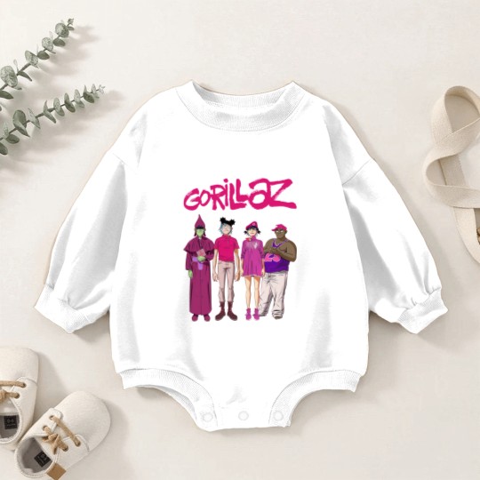 Discover Vintage 90s Gorillaz Baby Romper Sweatshirts