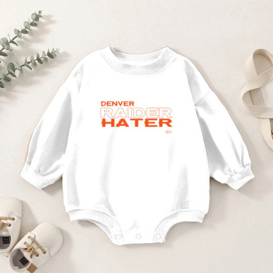 Discover Denver Raider Hater Baby Romper Sweatshirts