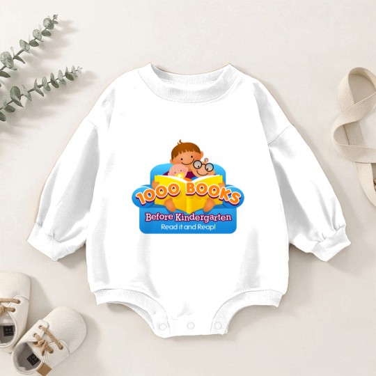Discover 1000 Books Before Kindergarten Baby Romper Sweatshirts