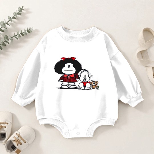 Discover Hermanos - Mafalda Feminista Frases Humor - Baby Romper Sweatshirts