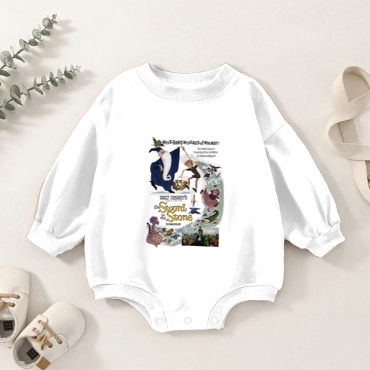 Discover The Sword In The Stone Baby Romper Sweatshirts
