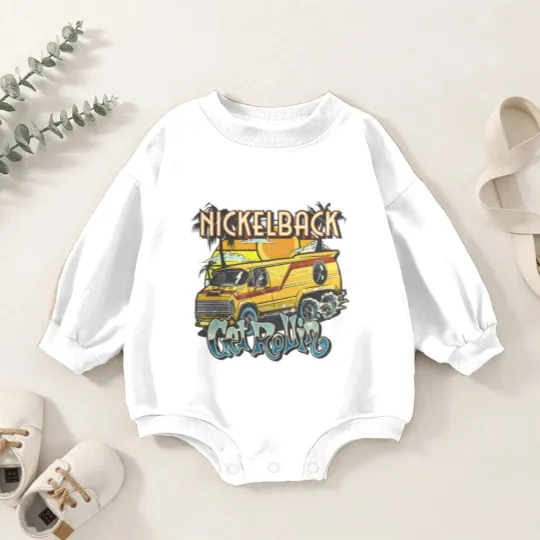 Discover Vintage Nickleback Band Baby Romper Sweatshirts, Nickelback Baby Romper Sweatshirts