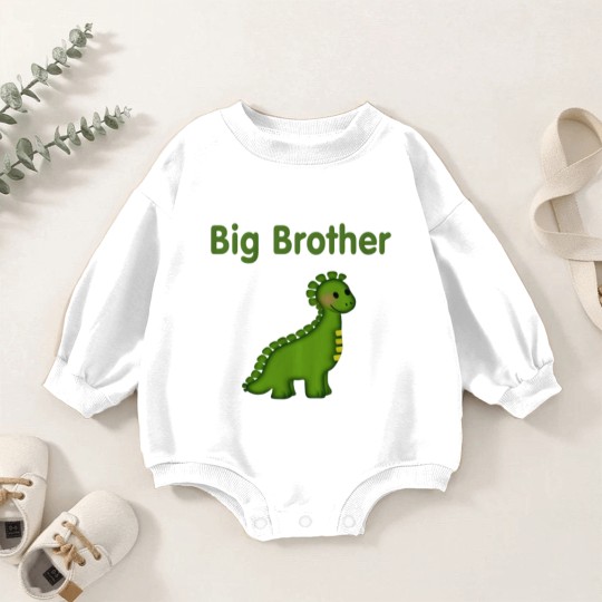 Discover Dino Big Brother Baby Romper Sweatshirts