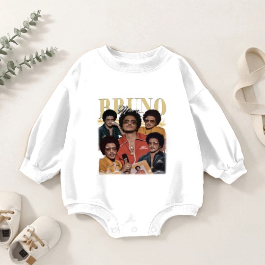 Discover Bruno Mars Music Baby Romper Sweatshirts, Bruno Mars Music Pop Baby Romper Sweatshirts, Bruno Mars Concert 2023 Baby Romper Sweatshirts
