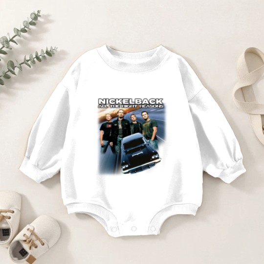 Discover Nickelback Music Baby Romper Sweatshirts, Vintage Get Rollin' Tour 2023 Tickets Album All the Right Reasons