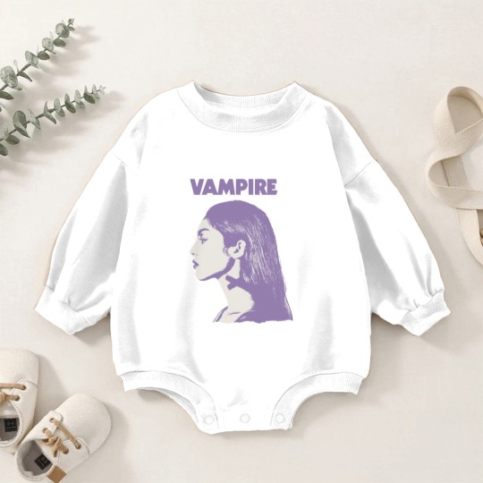 Discover Vampire Olivia Rodrigo Baby Romper Sweatshirts, Olivia Rodrigo Vampire Merch Baby Romper Sweatshirts