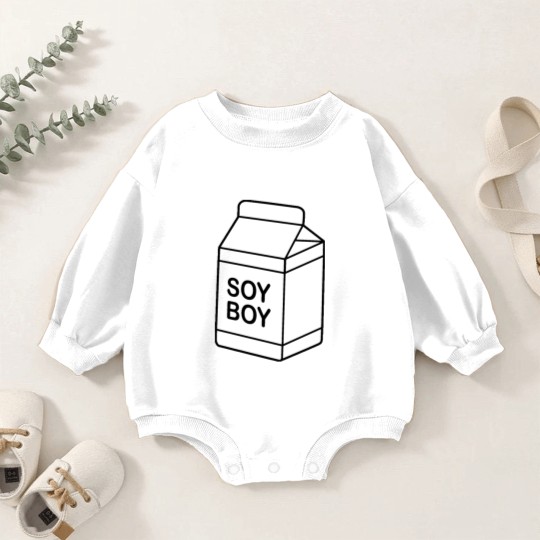 Discover Soy Boy vegan bucket hat Baby Romper Sweatshirts