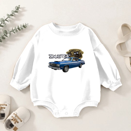 Discover 1974 Plymouth Duster - Duster - Baby Romper Sweatshirts