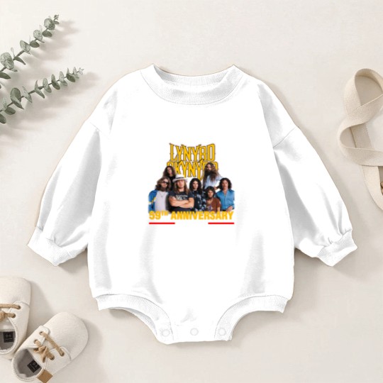 Discover Lynyrd Skynyrd 59th Anniversary 1964-2023 Signatures Baby Romper Sweatshirts