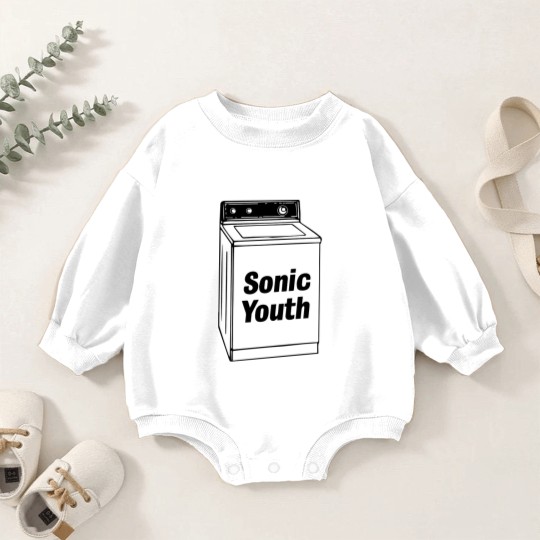 Discover Vintage Sonnic Youth Washing Machine Experimental Baby Romper Sweatshirts