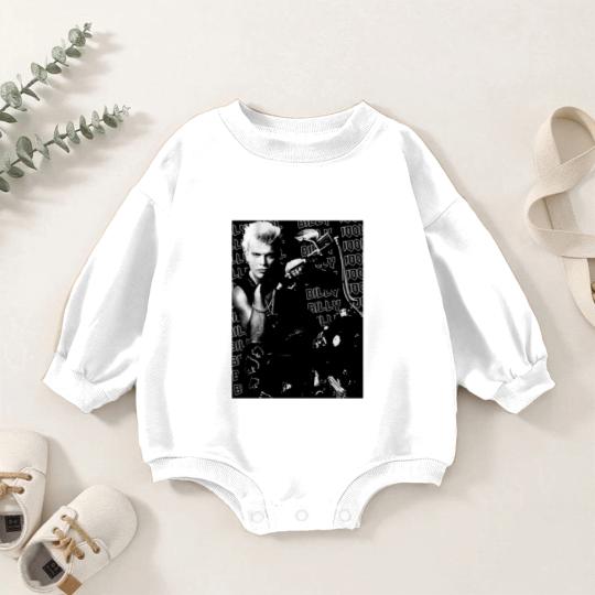 Discover Vintage Billy Idol Baby Romper Sweatshirts, Billy Idol Live Tour 2023 Baby Romper Sweatshirts