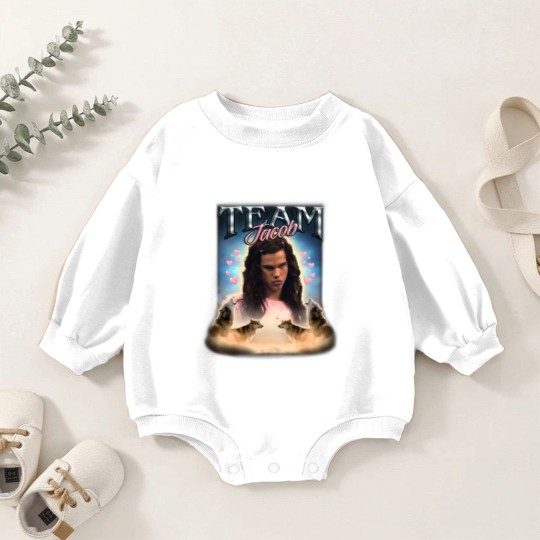Discover Team Jacob Cursed Fan Collage | Active Baby Romper Sweatshirts